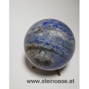 Lapis Lazuli Kugel mit 'Herz'  80mm